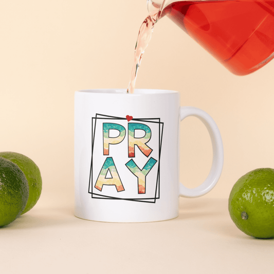 Pray Christian Mug 11oz tosave1life.com