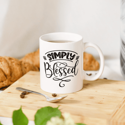 Simply Blessed Christian Mug 11oz tosave1life.com