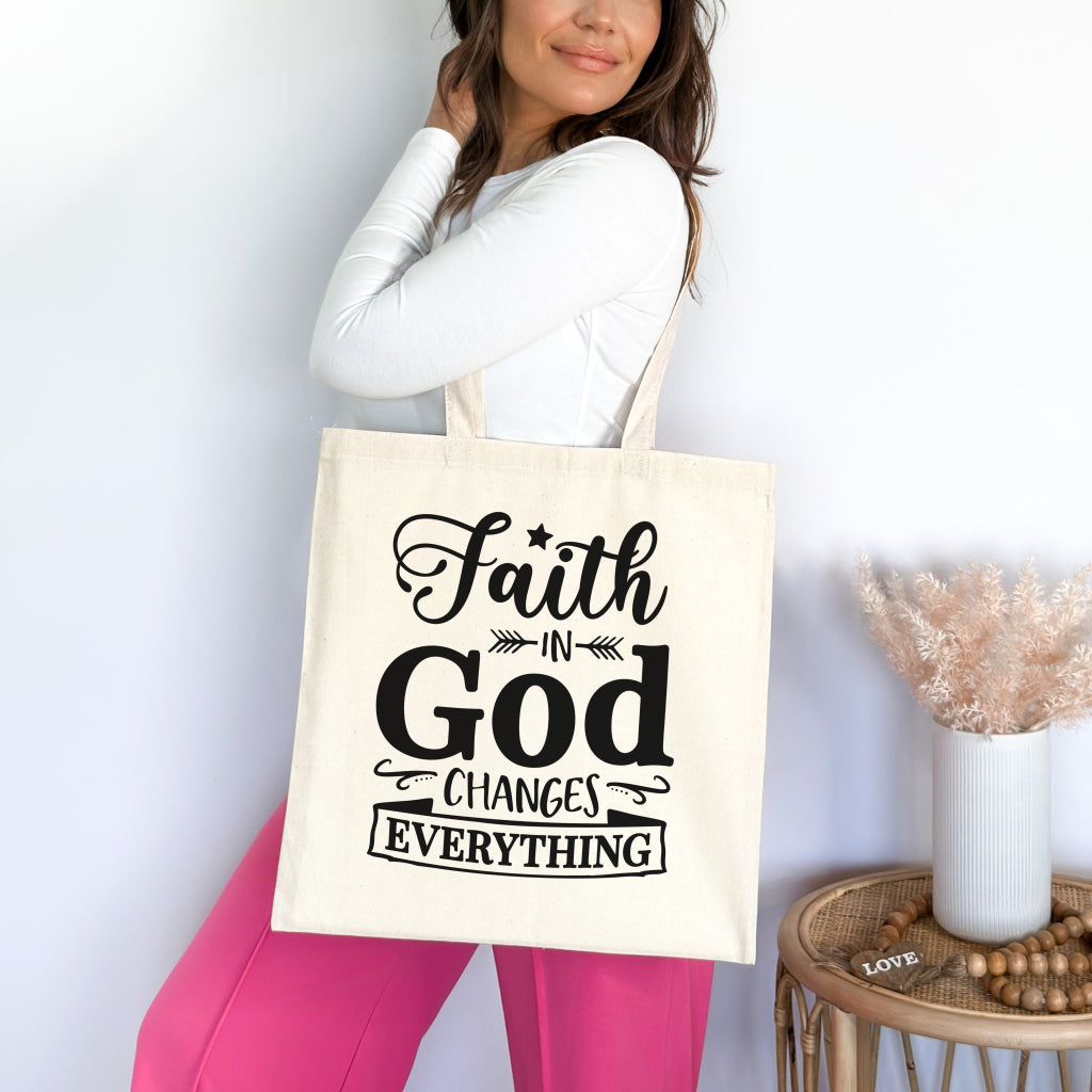 Faith in God Christian Tote Bag tosave1life.com