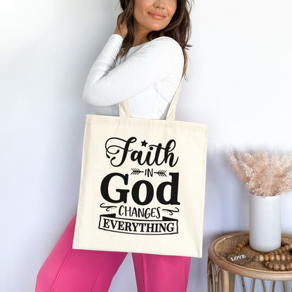 Faith in God Christian Tote Bag tosave1life.com