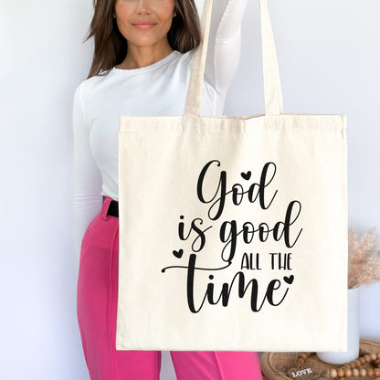 God is Good Christian Tote Bag tosave1life.com