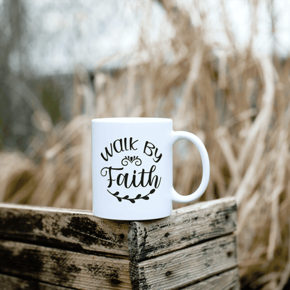 Walk by Faith Christian Mug 11oz tosave1life.com