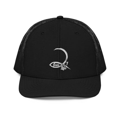 To Save 1 Life Christian Trucker Cap Black tosave1life.com